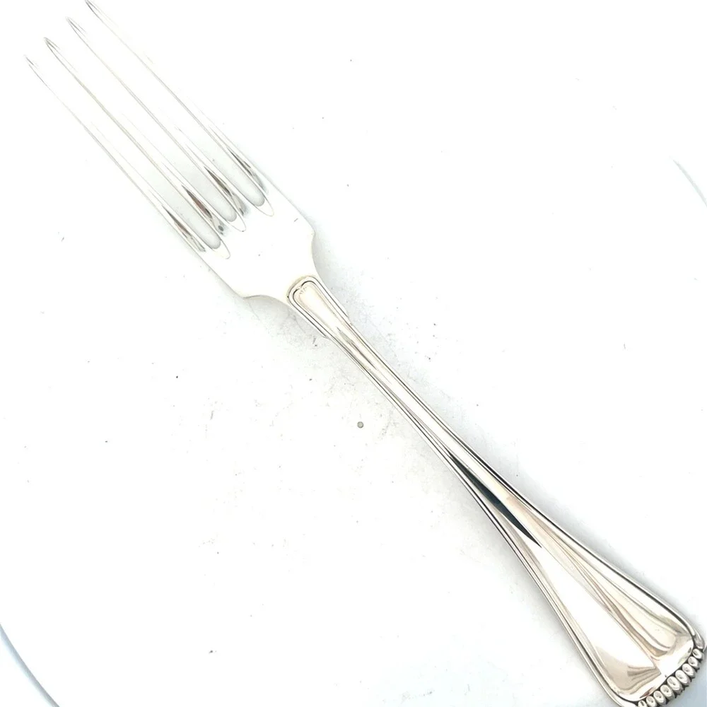 Buccellati 925 Sterling Silver Milano Pattern Italian Flatware Dinner Fork